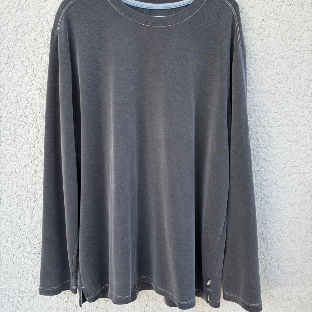 Men's Gray Long Sleeve Shirt